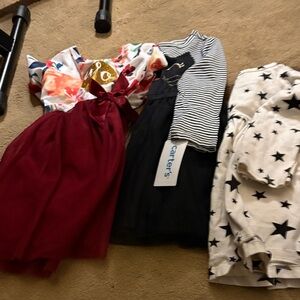 Carter's Kids Dresses - Floral, Striped, and Star Patterns